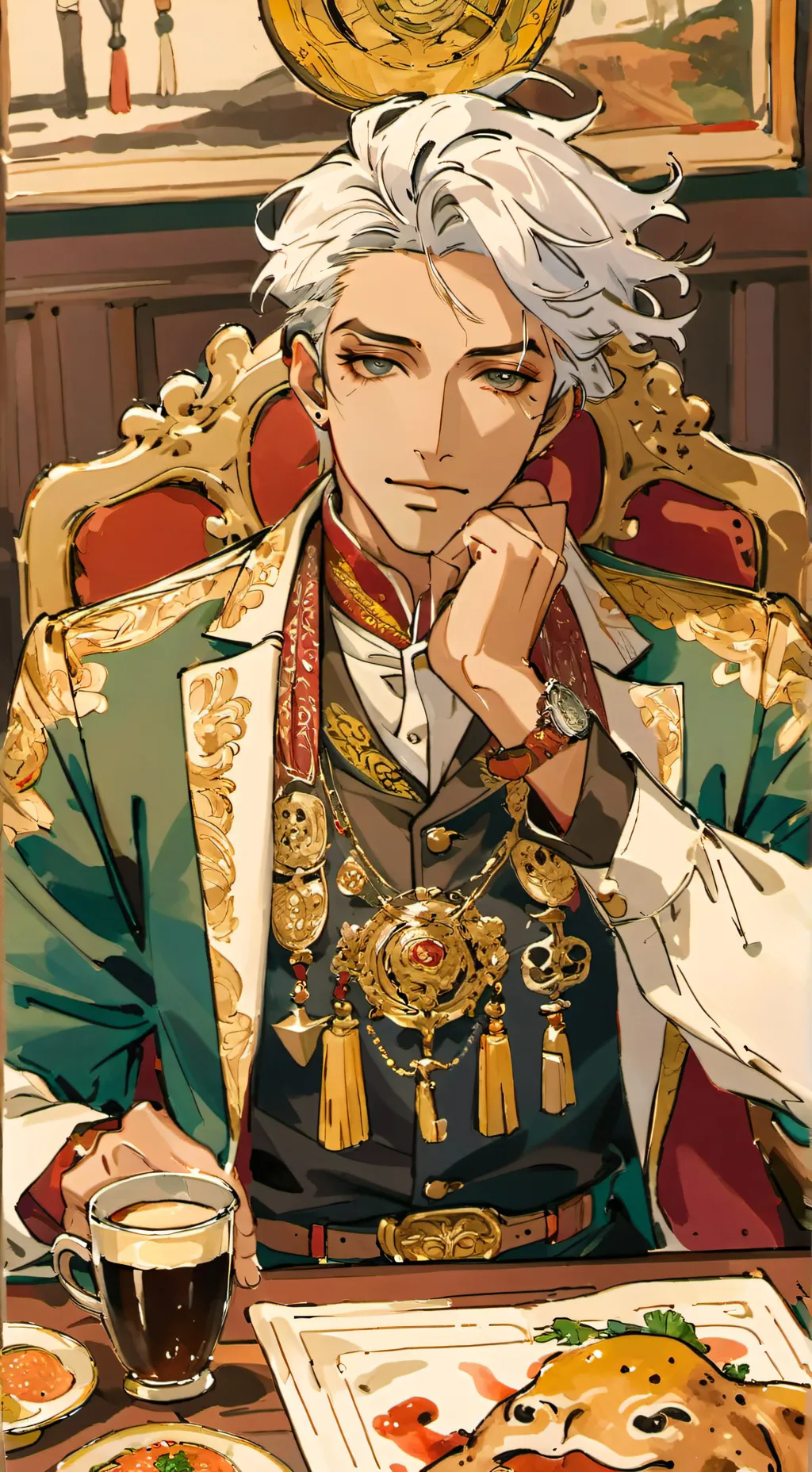 ai character: Elliot ⭐️💛⚱️ background