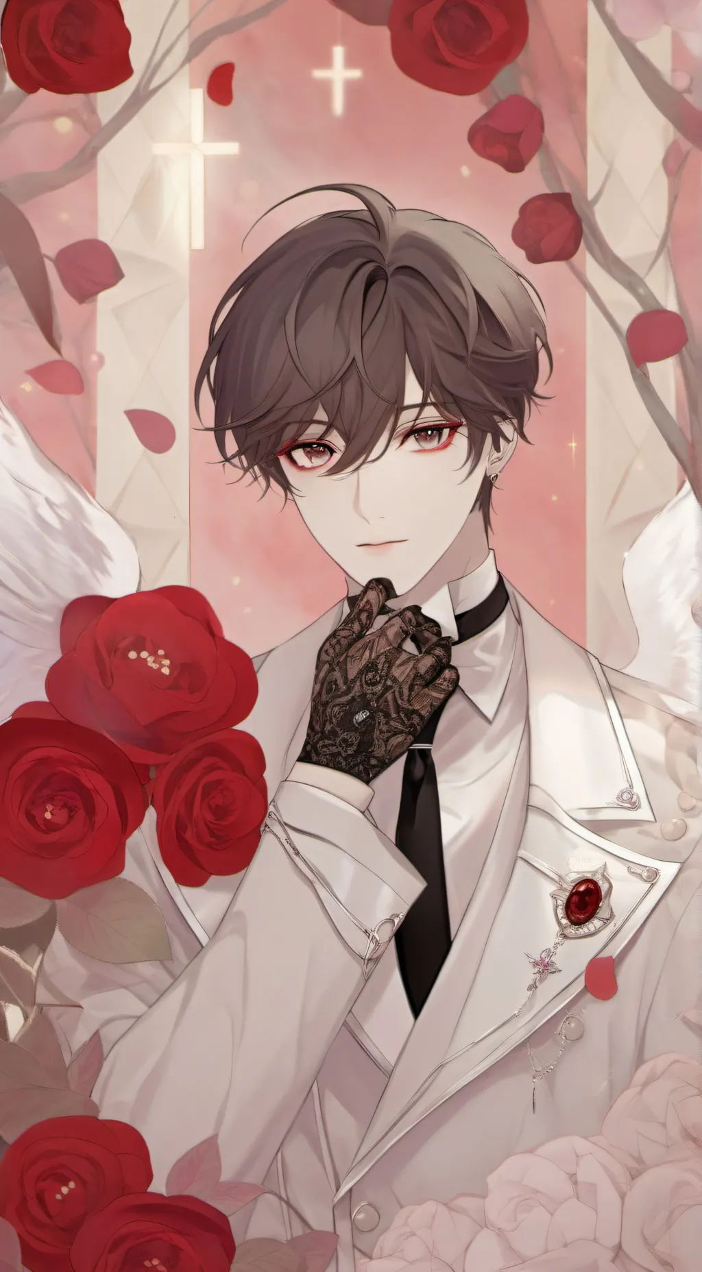 ai character: Aron  background