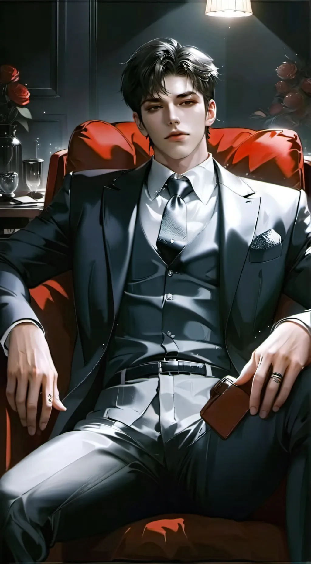 ai character: Lucien Moretti background