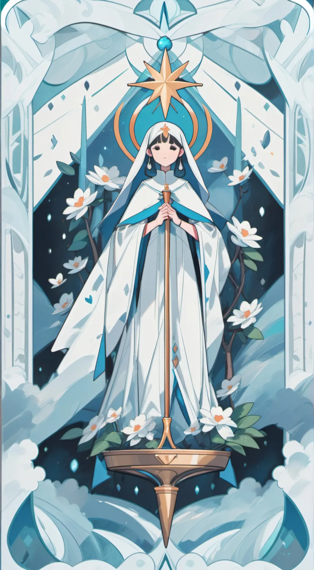 ai character: DW X GAG background