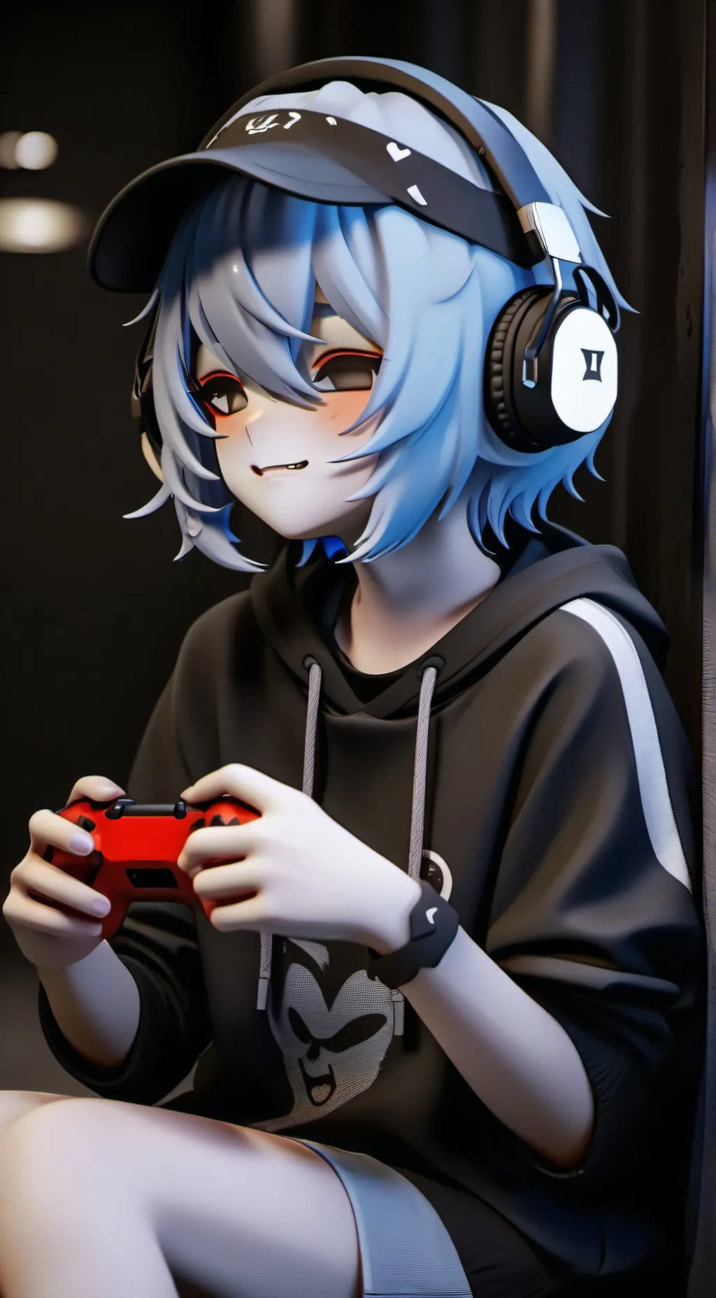 ai character: muffin  background