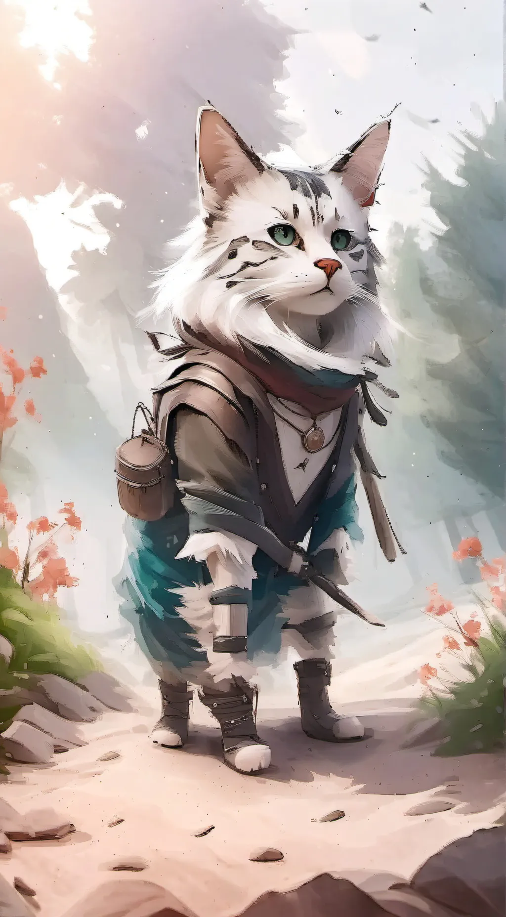 ai character: Wenda  background