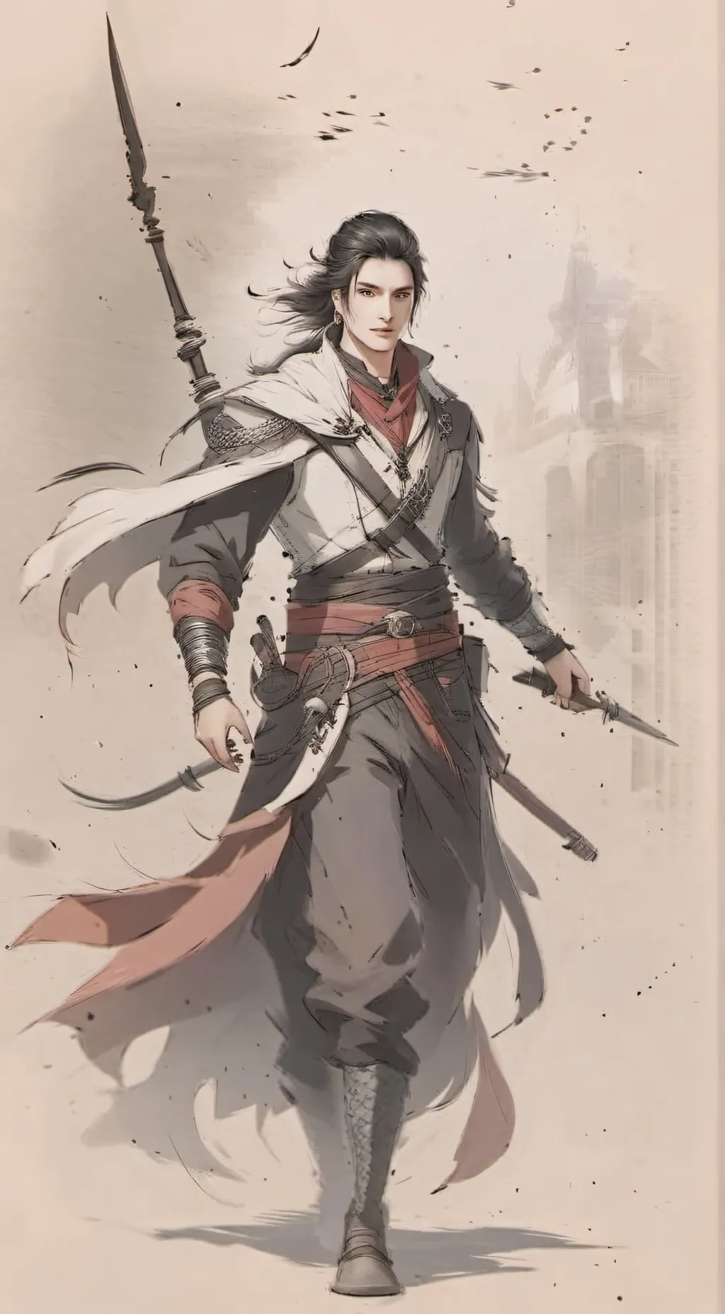 ai character: kny background