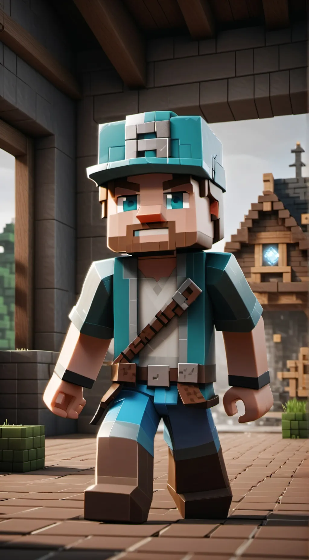 ai character: FSK x MC background