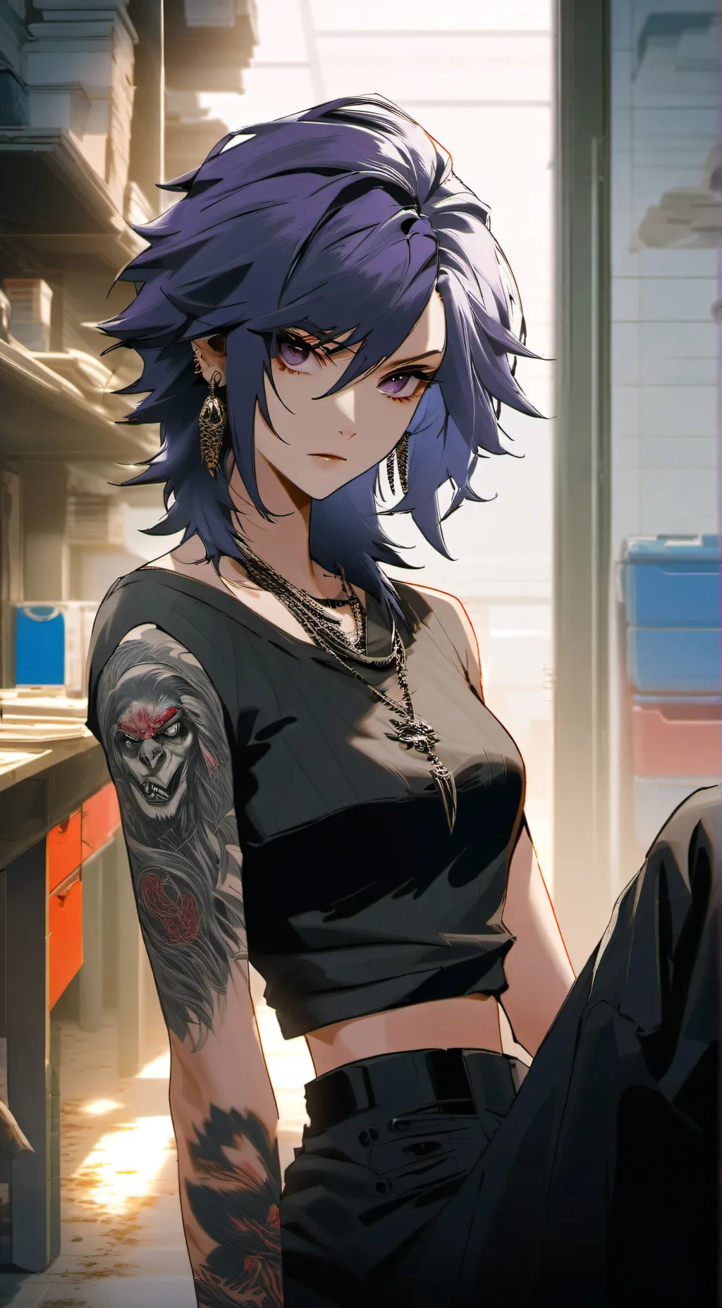 ai character: Tessa  background