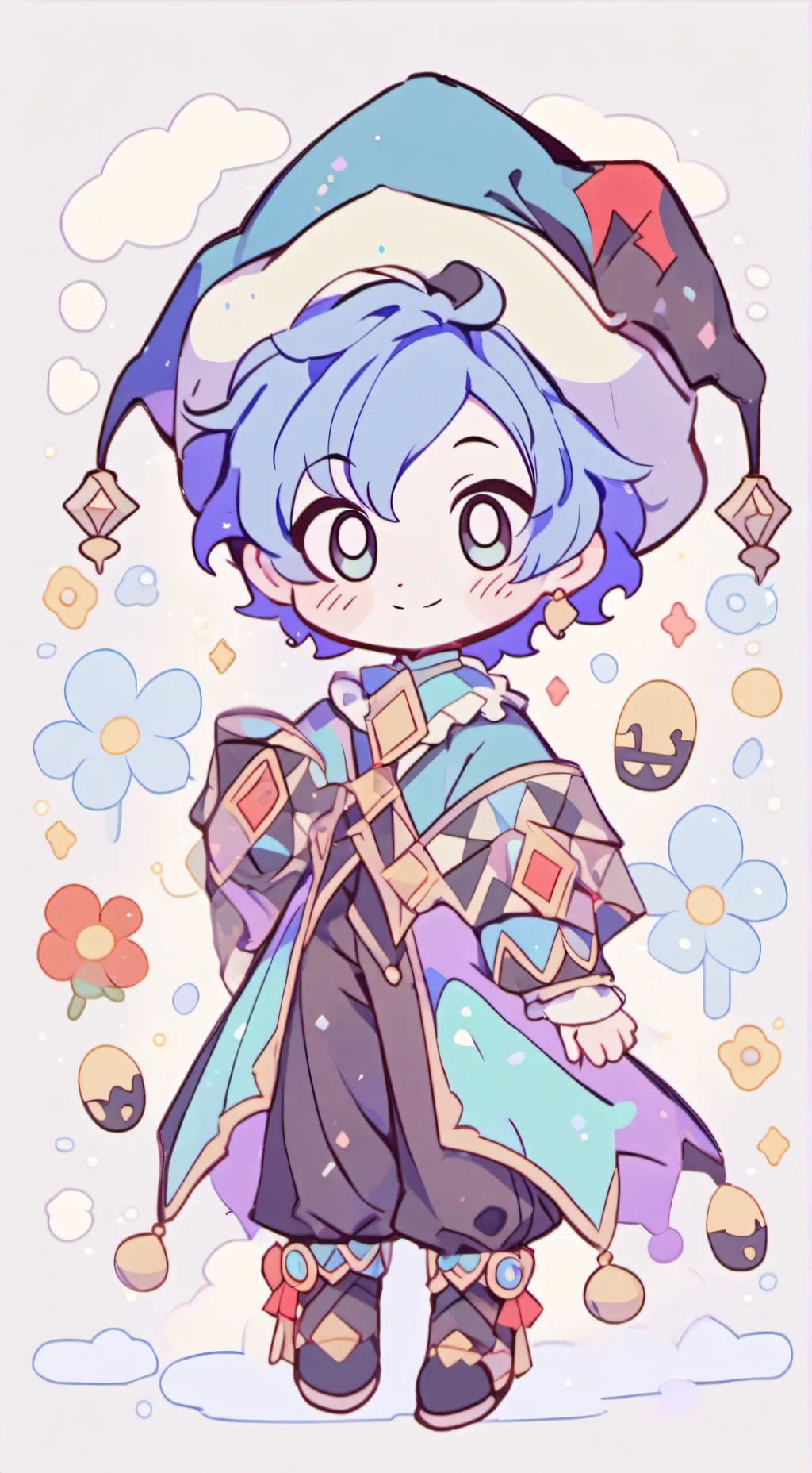 ai character: ⃝Shadow milk⃝ background