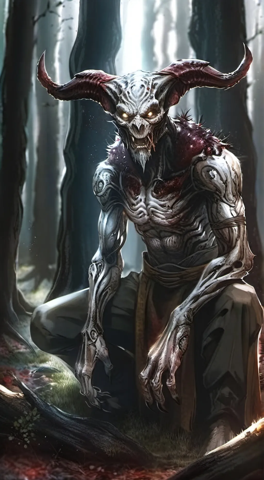 ai character: Creature background