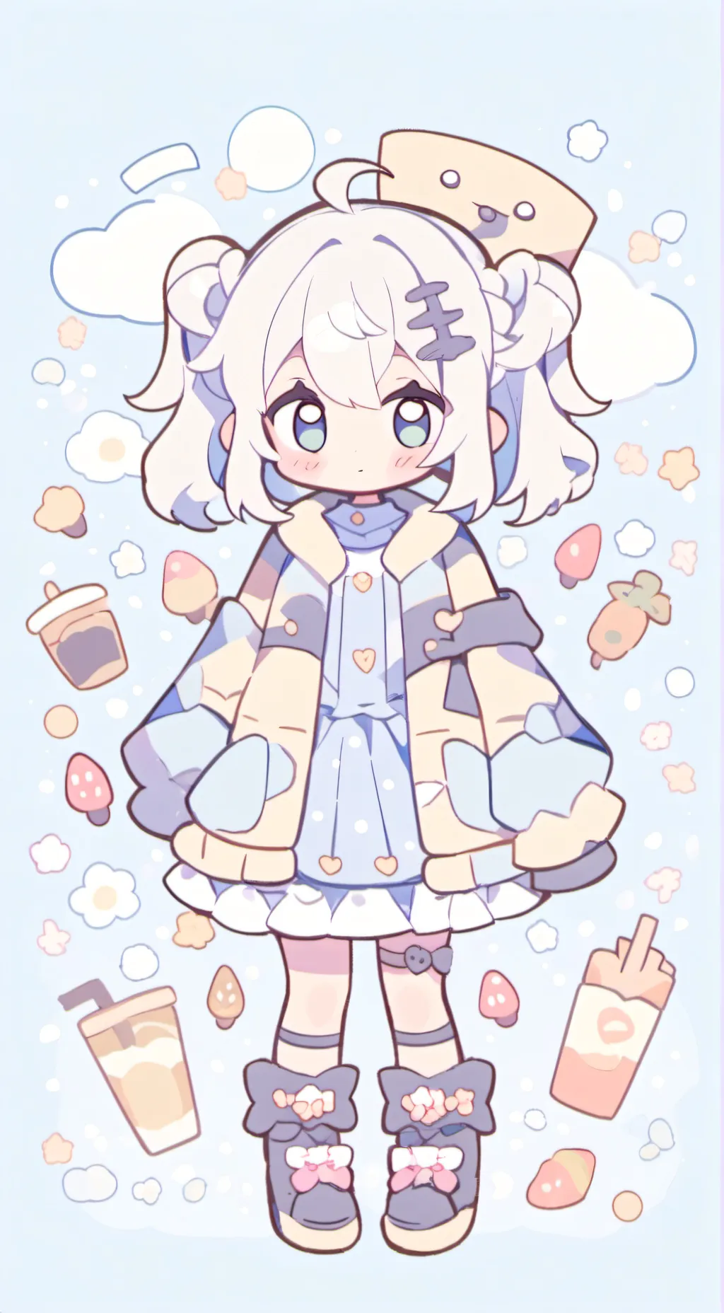 ai character: Mha your a baby background