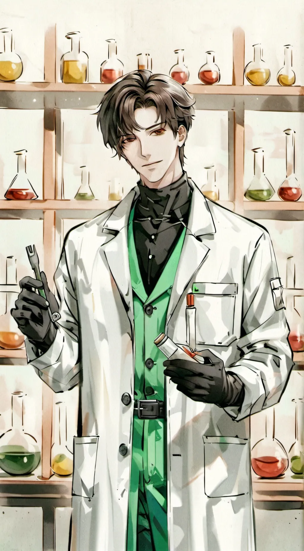 ai character: Lab rp  background