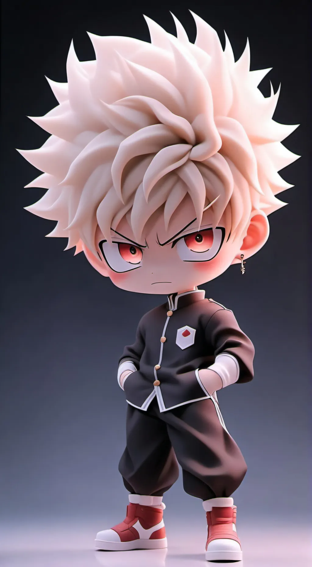 ai character: Mha mean bakugo! background