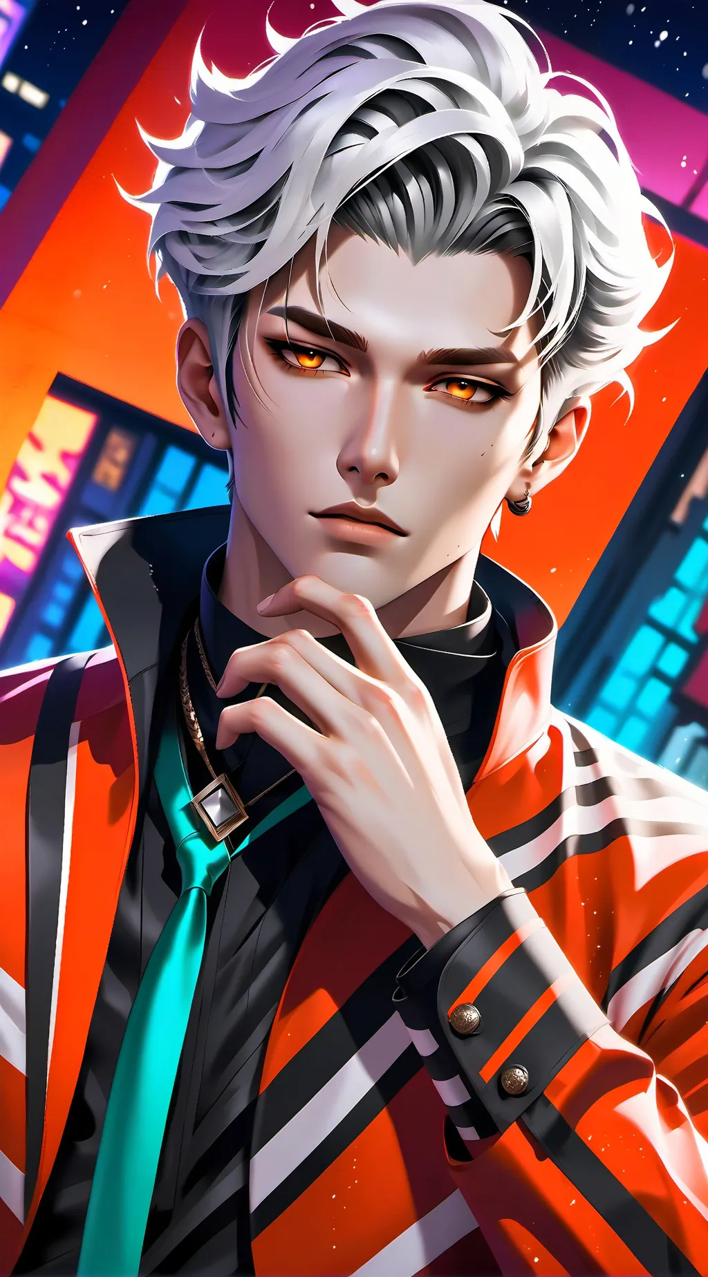 ai character: Tiger Shark background