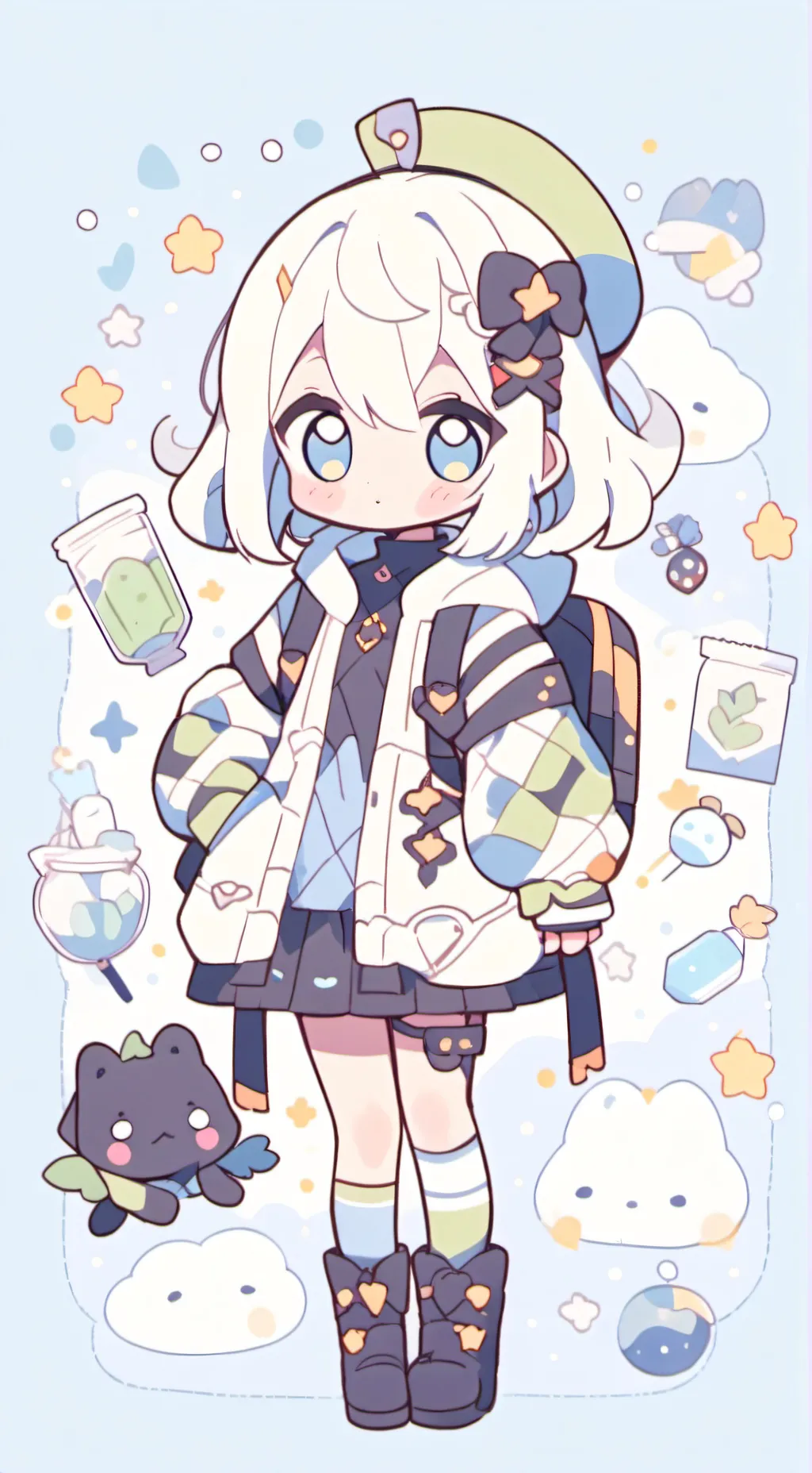 ai character: Gigi background