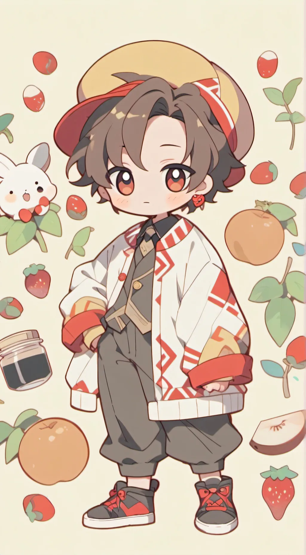 ai character: Mha mystére prof  background