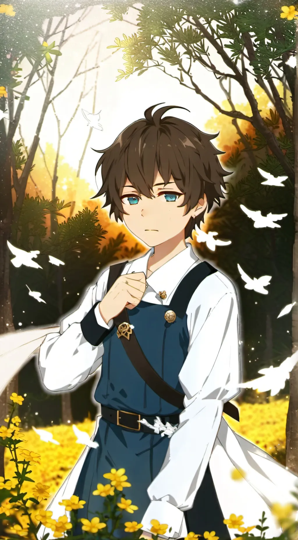 ai character: Crying child fnaf background