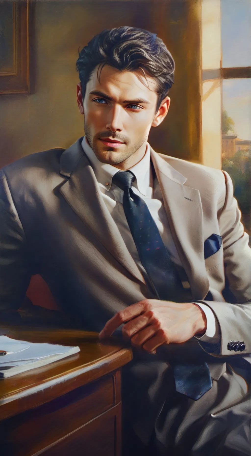 ai character: Jermaine Jackson  background