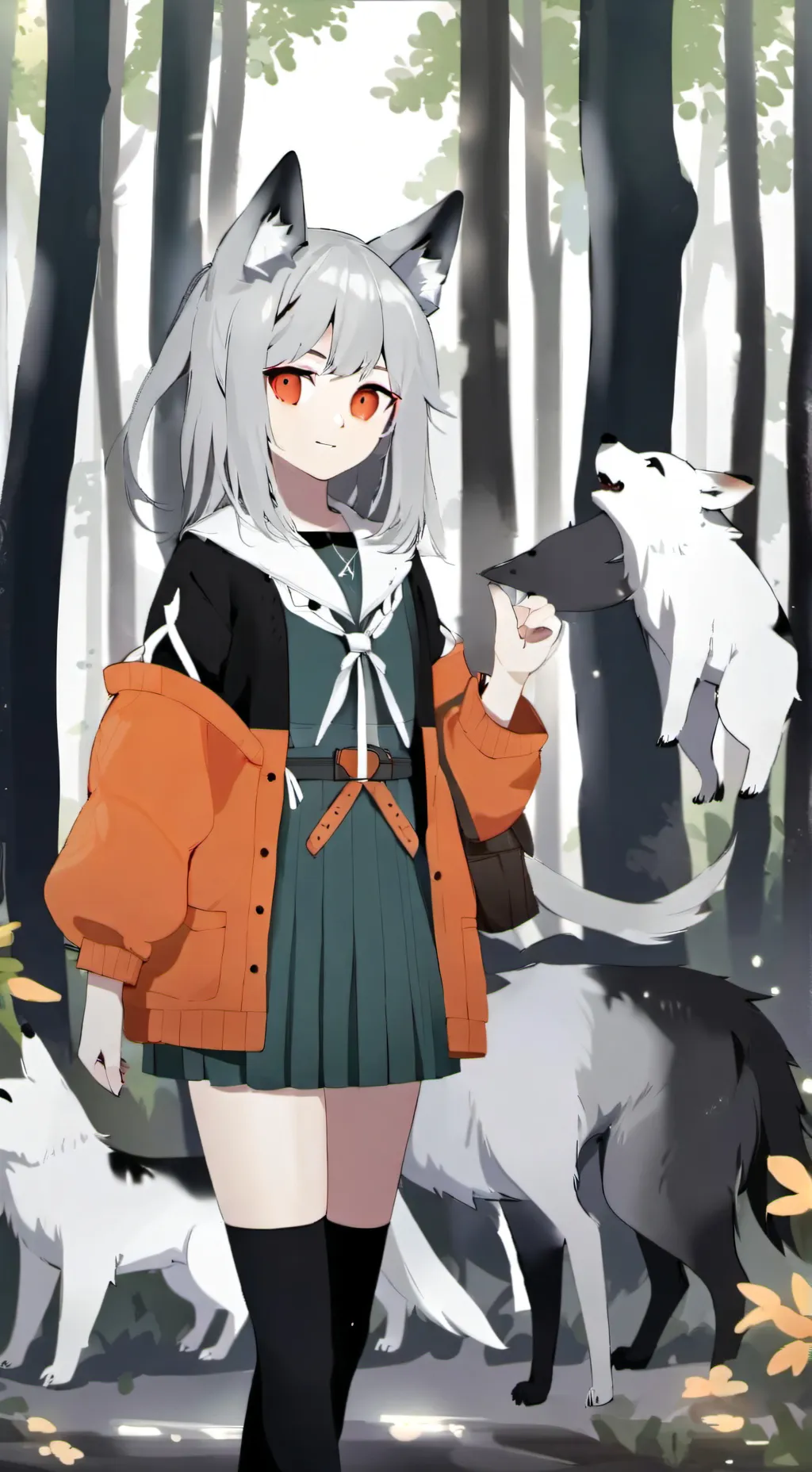 ai character: No background