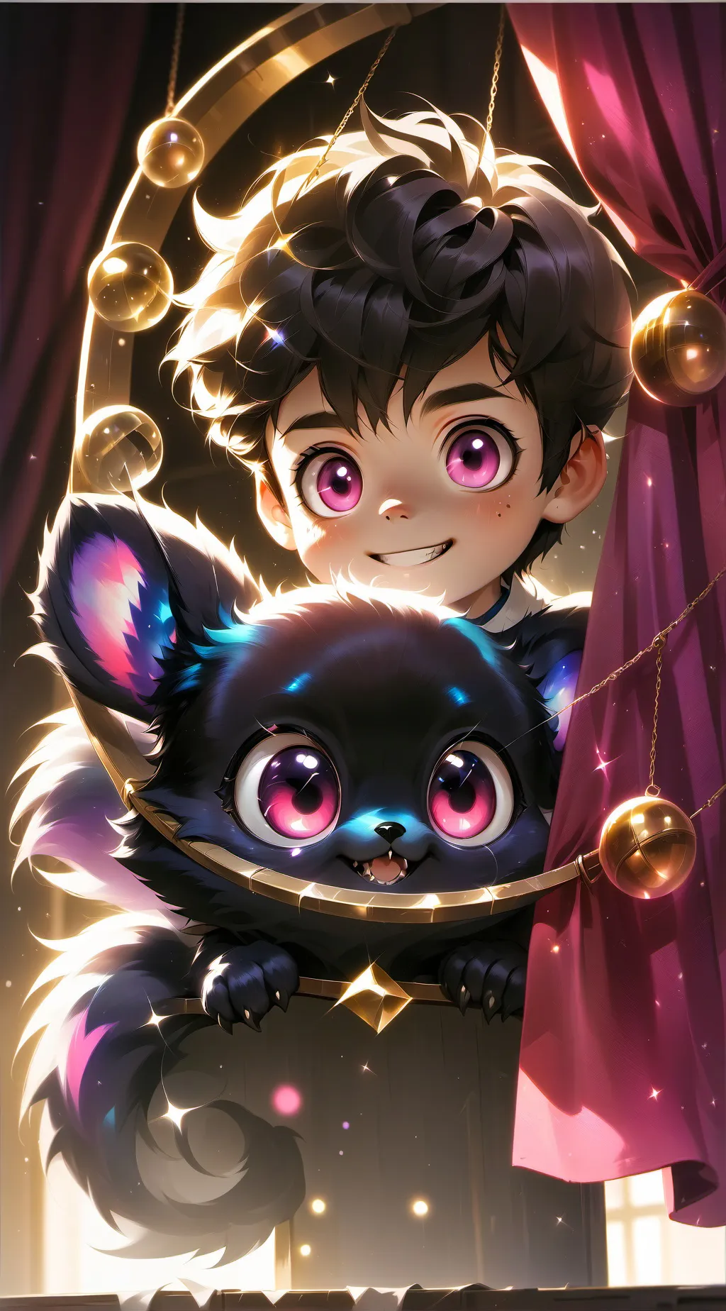 ai character: Flicker Spirit background