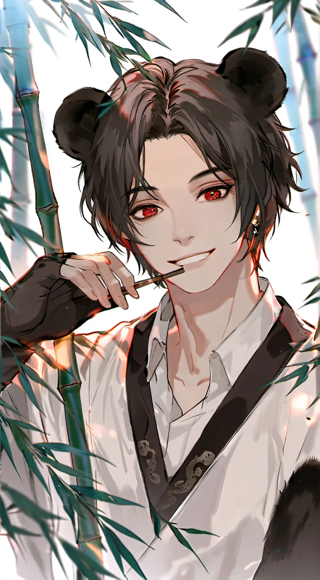 ai character: Panda Furry Boi background