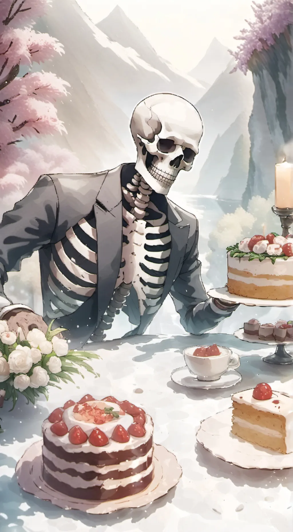 ai character: B Day background