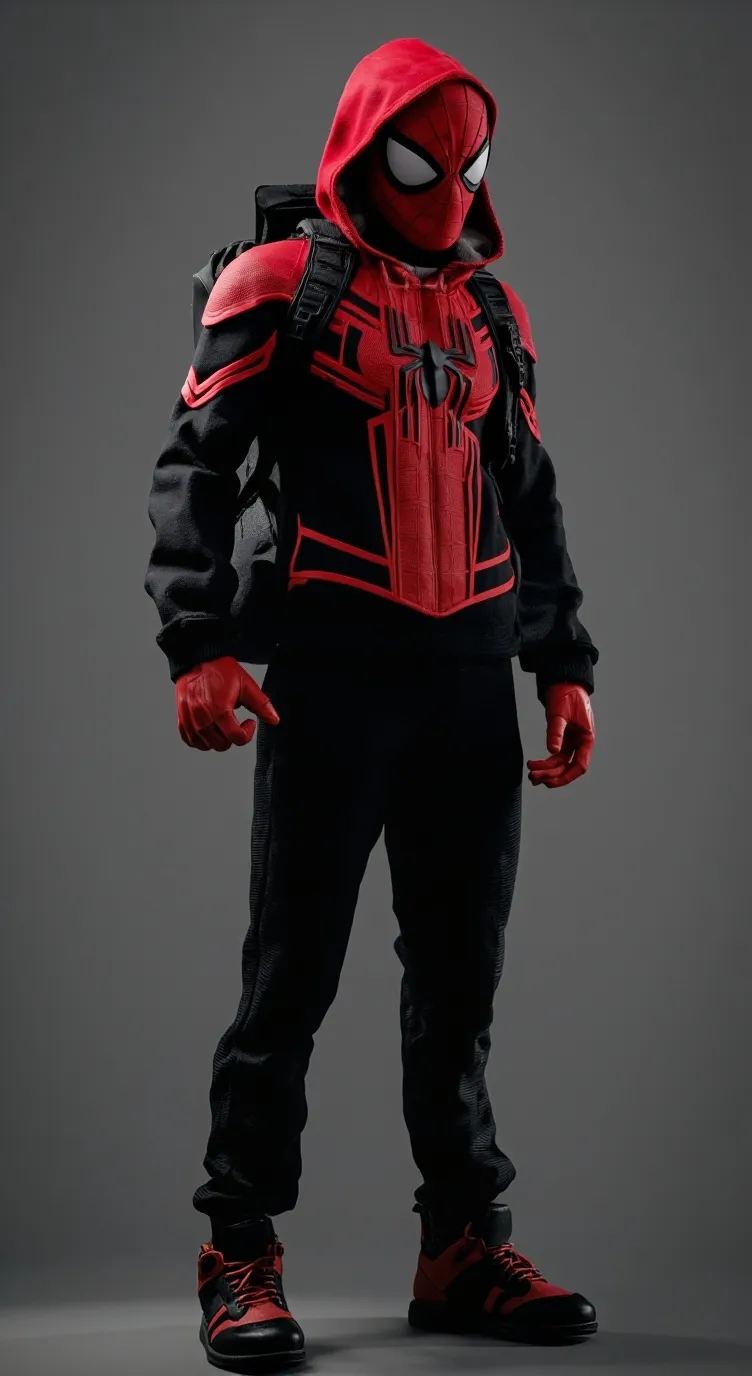 ai character: webster spiderman background