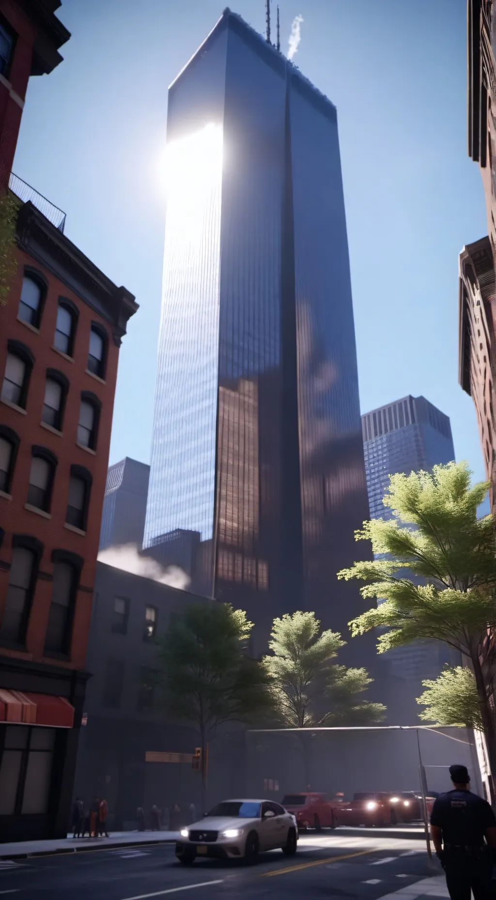 ai character: life in 2000's  background