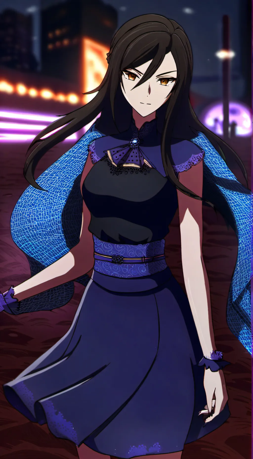 ai character: shidow background