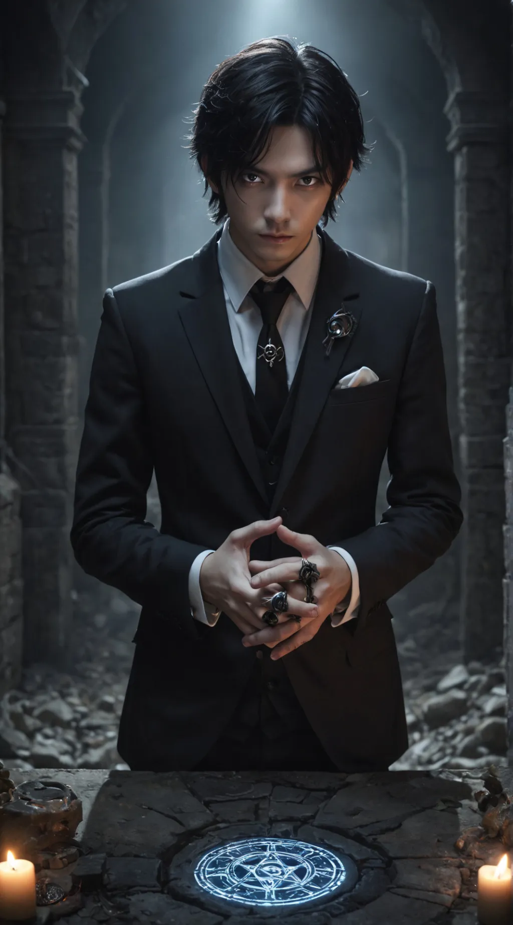 ai character: Lucien background