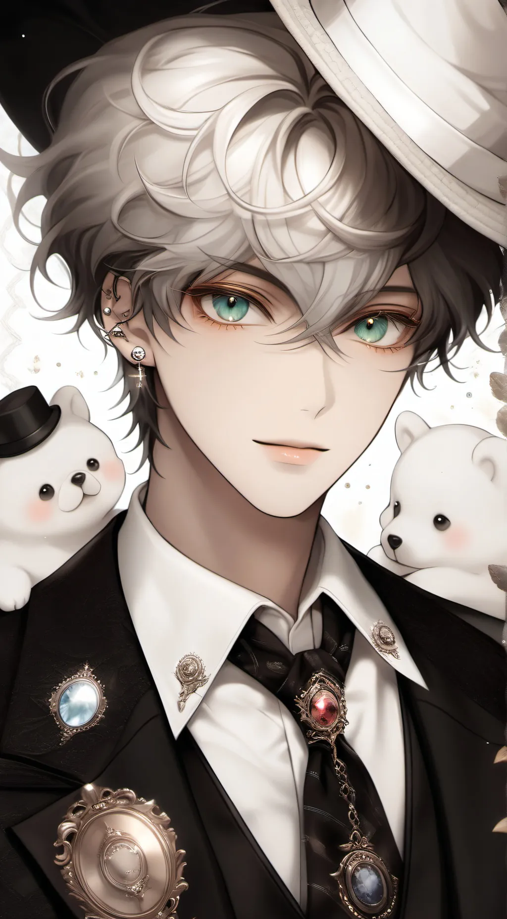 ai character: 🖤Kay🖤 background