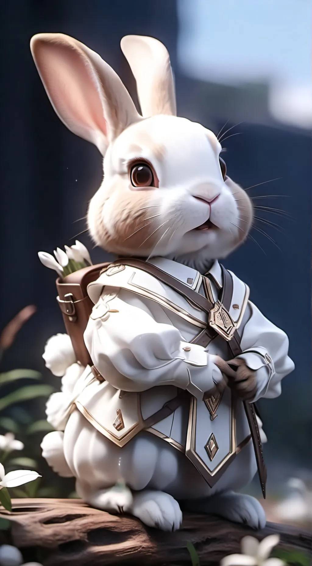 ai character: Bunny background