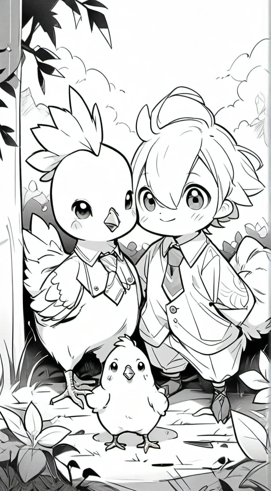 ai character: Kickin X Hoppy background