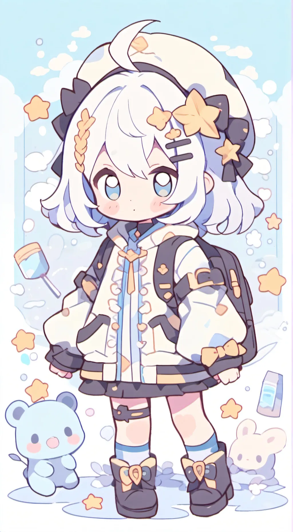 ai character: Tisha x tw boxten background