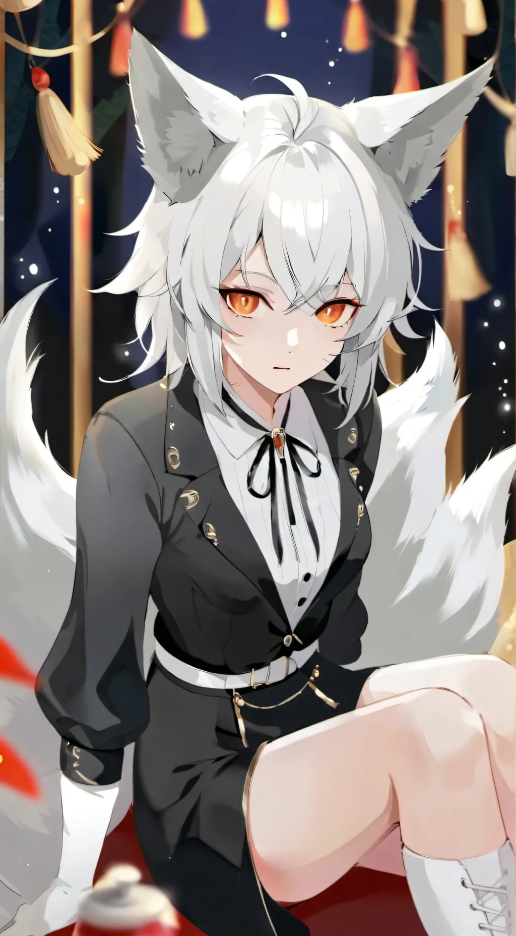 ai character: fan background