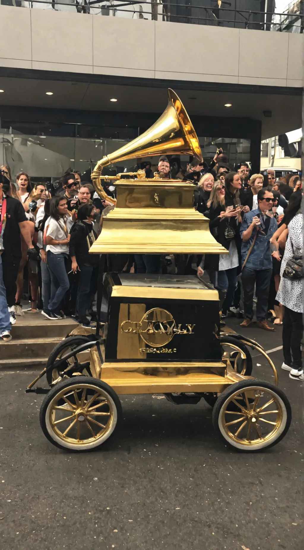 ai character: sexy granmy trolly background