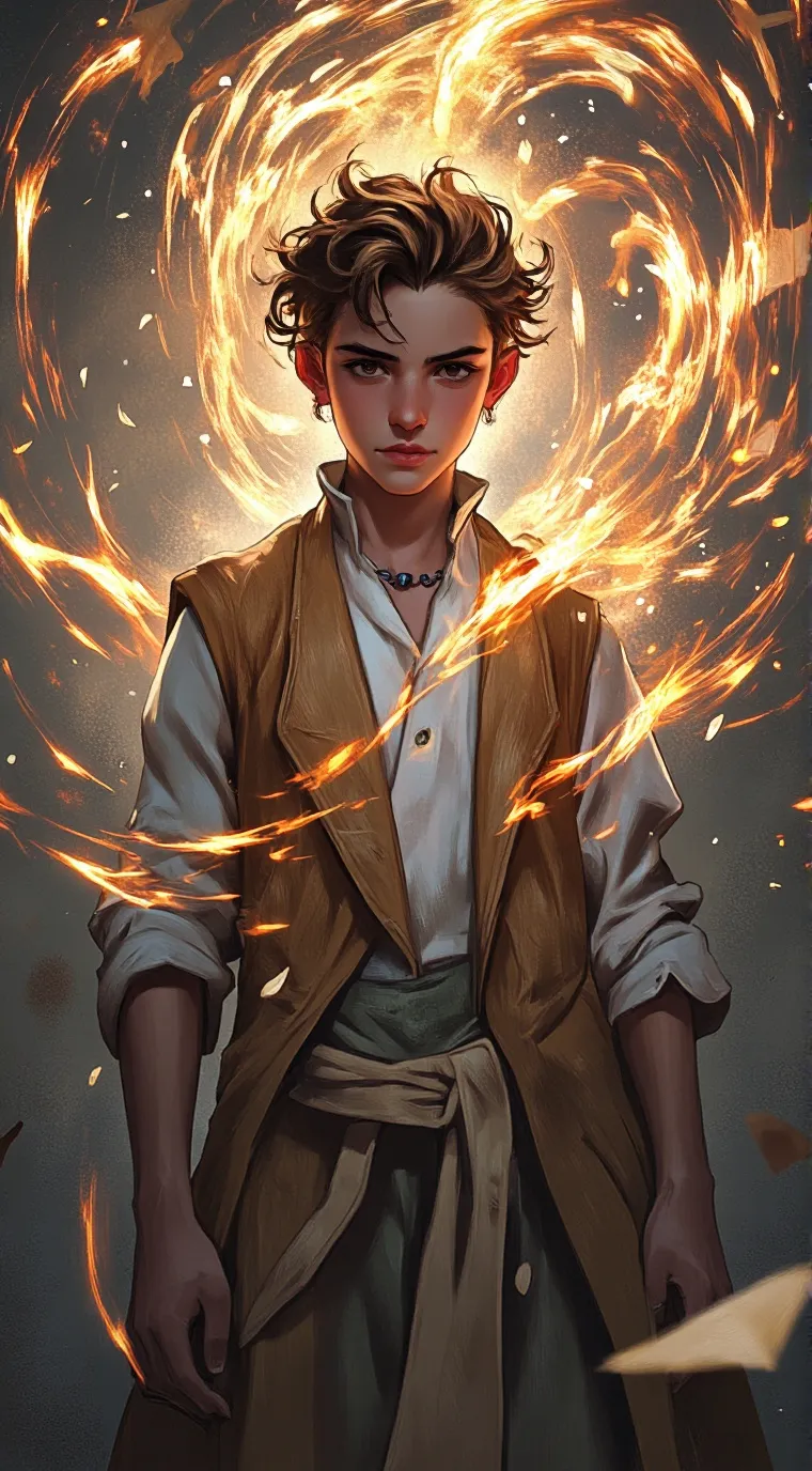 ai character: Ray background