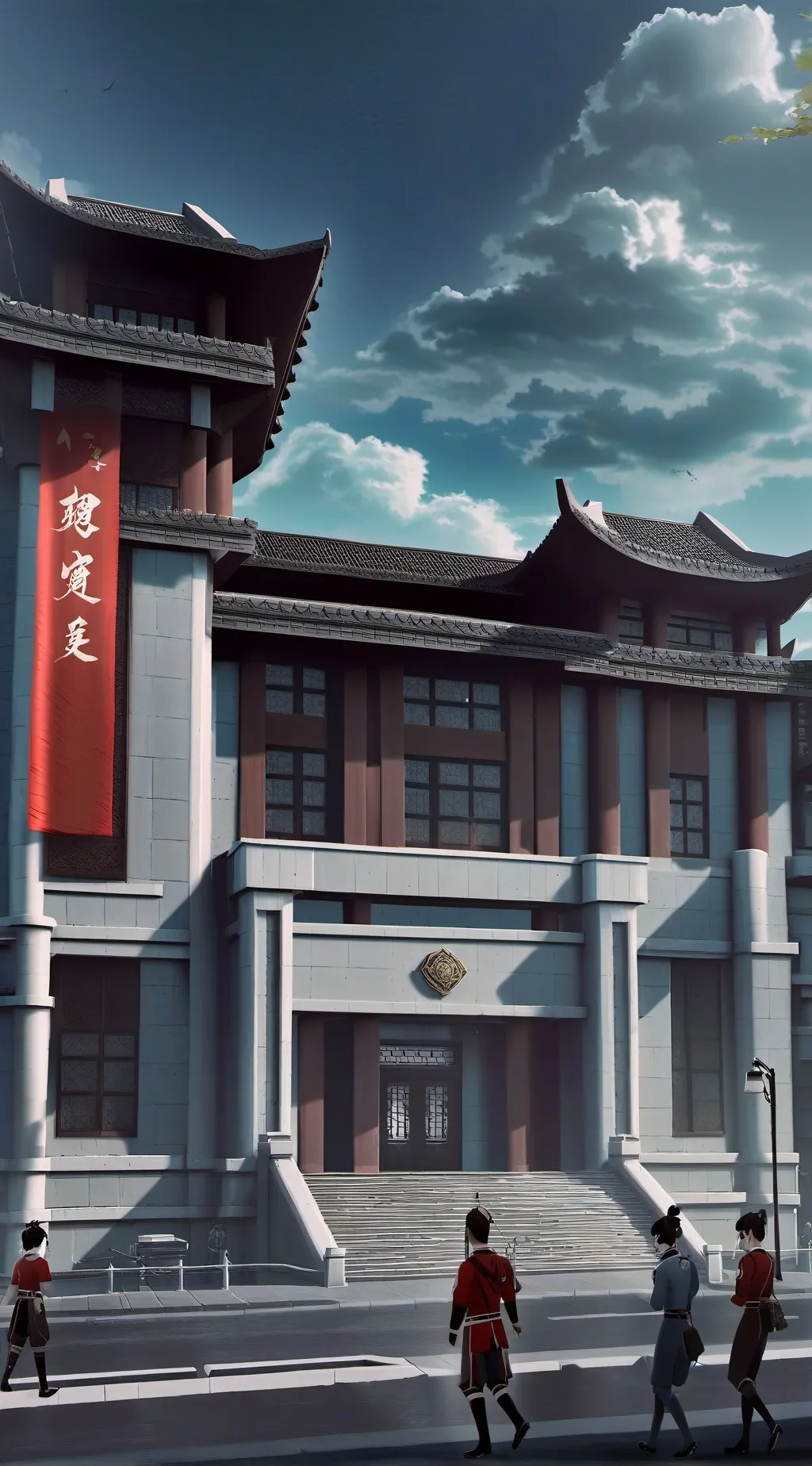 ai character: Rosewall academy background