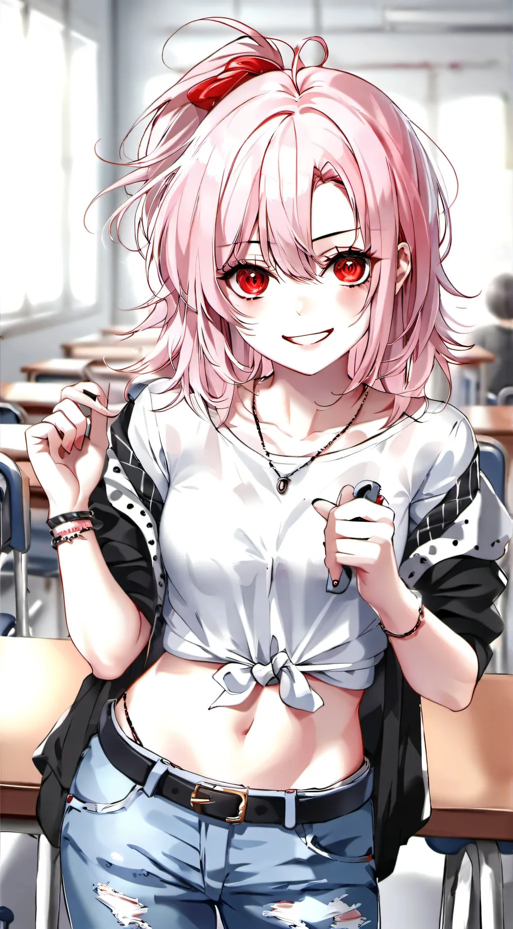 ai character: Sarah background