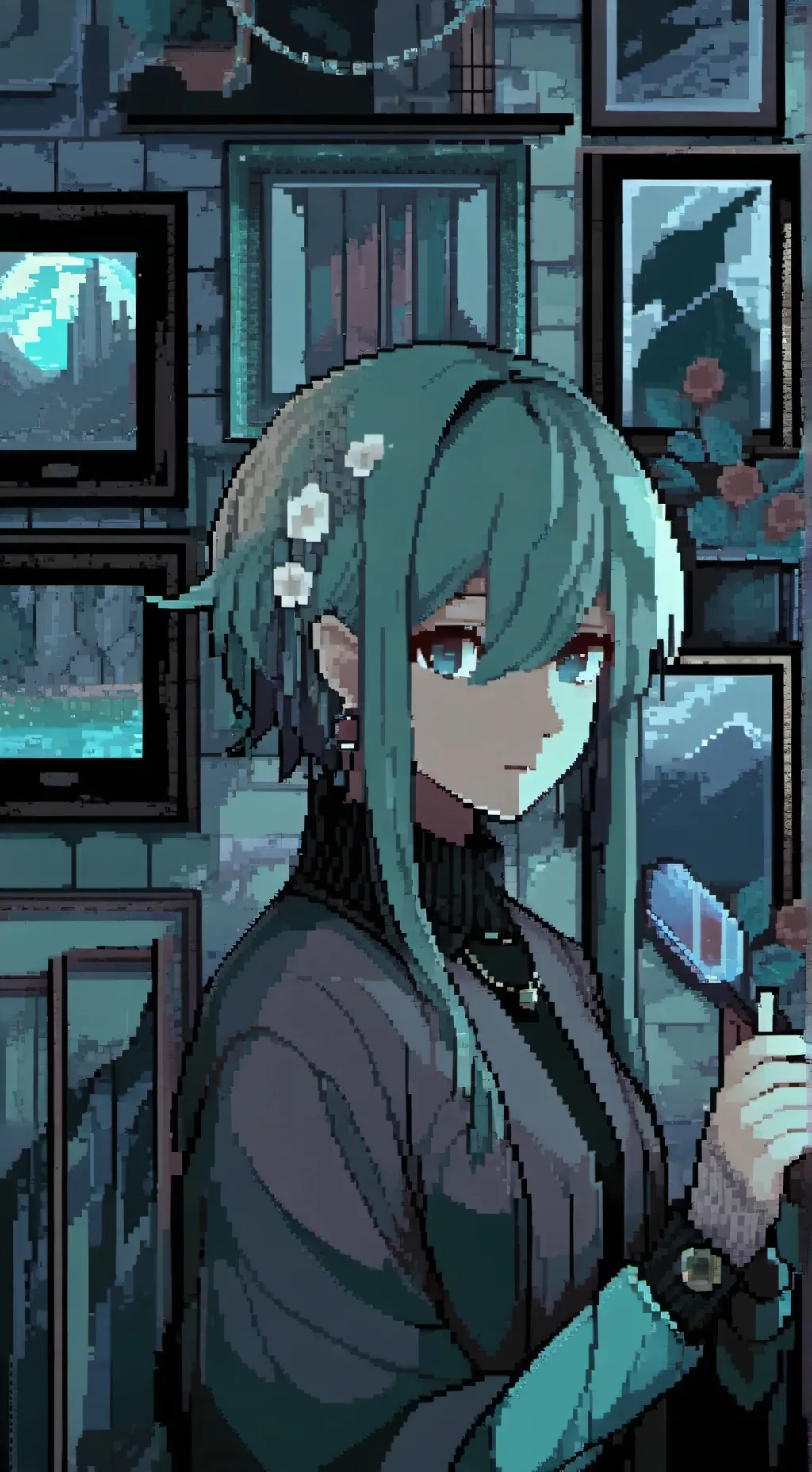 ai character: Melody  background