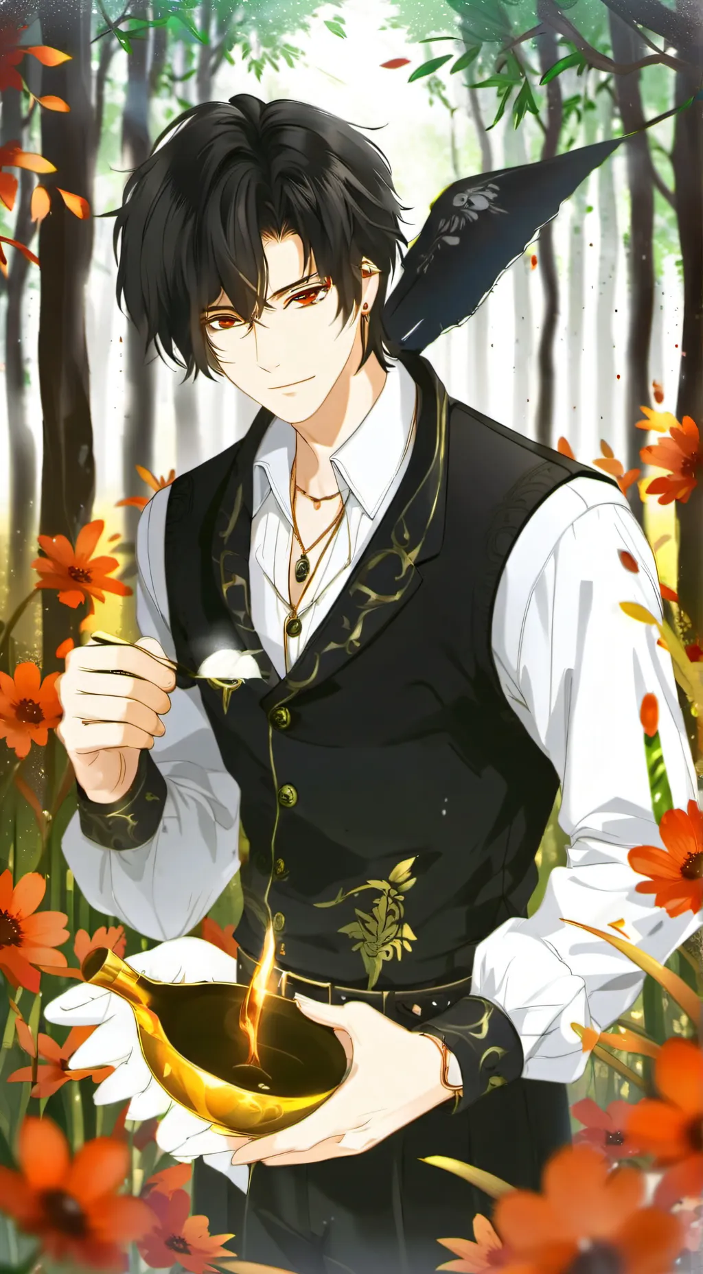 ai character: Kai  background