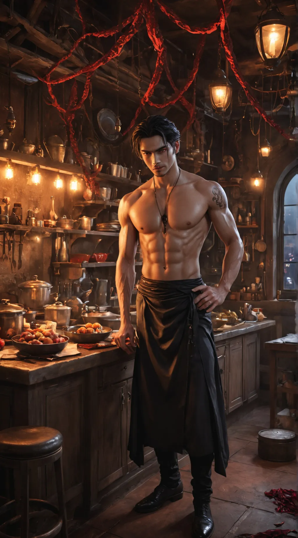 ai character: Lucien background