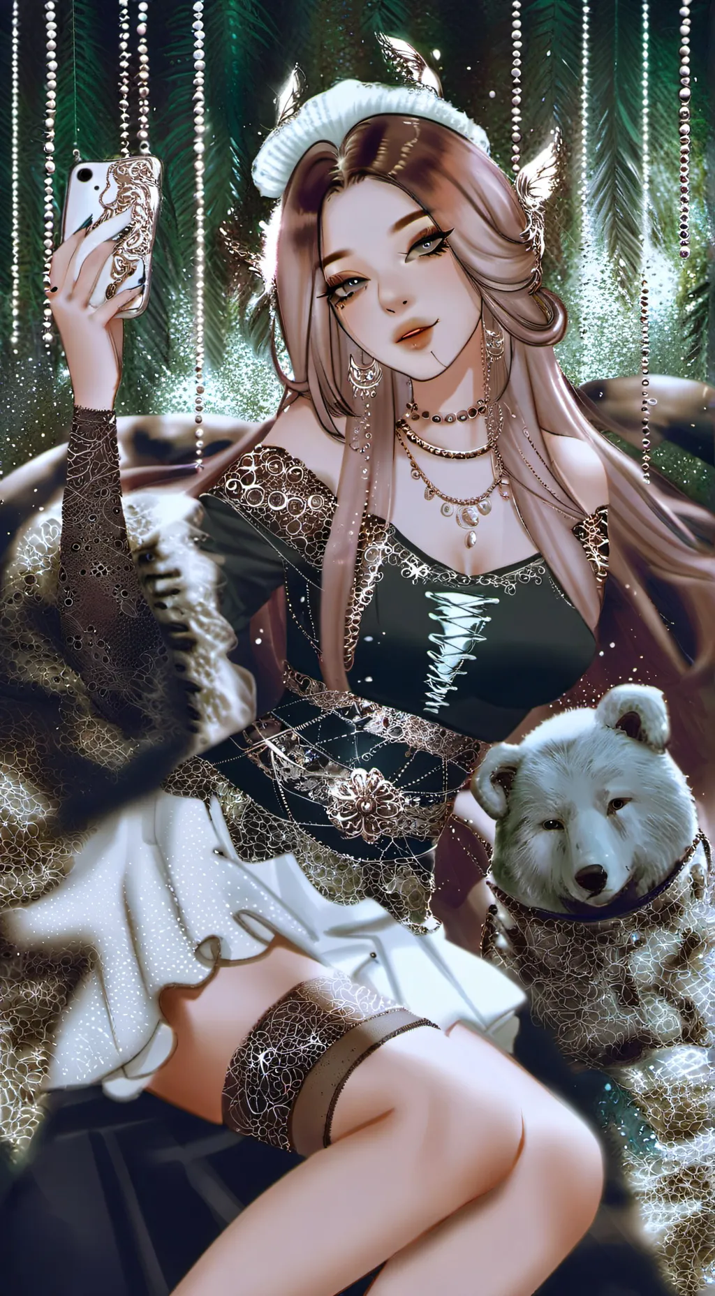 ai character: Luna background