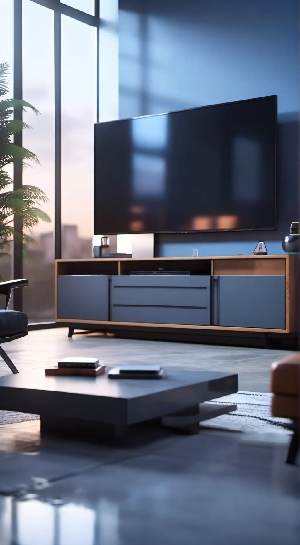 ai character: 1-A Movie night! background