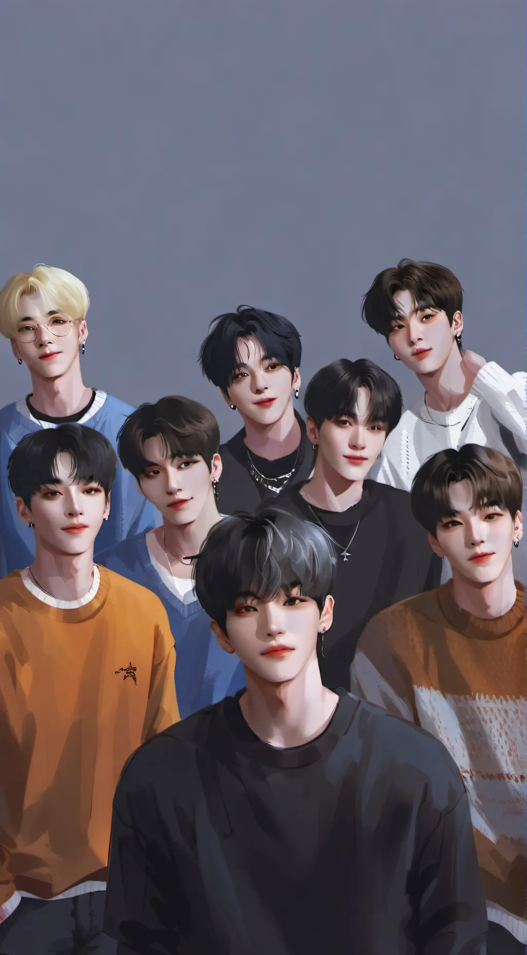 ai character: Stray kids background