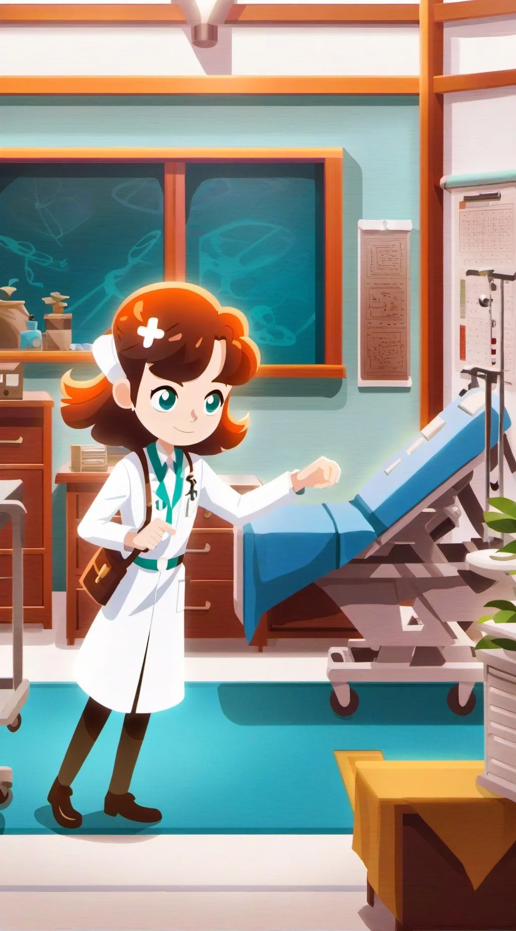 ai character: Hospital RP background