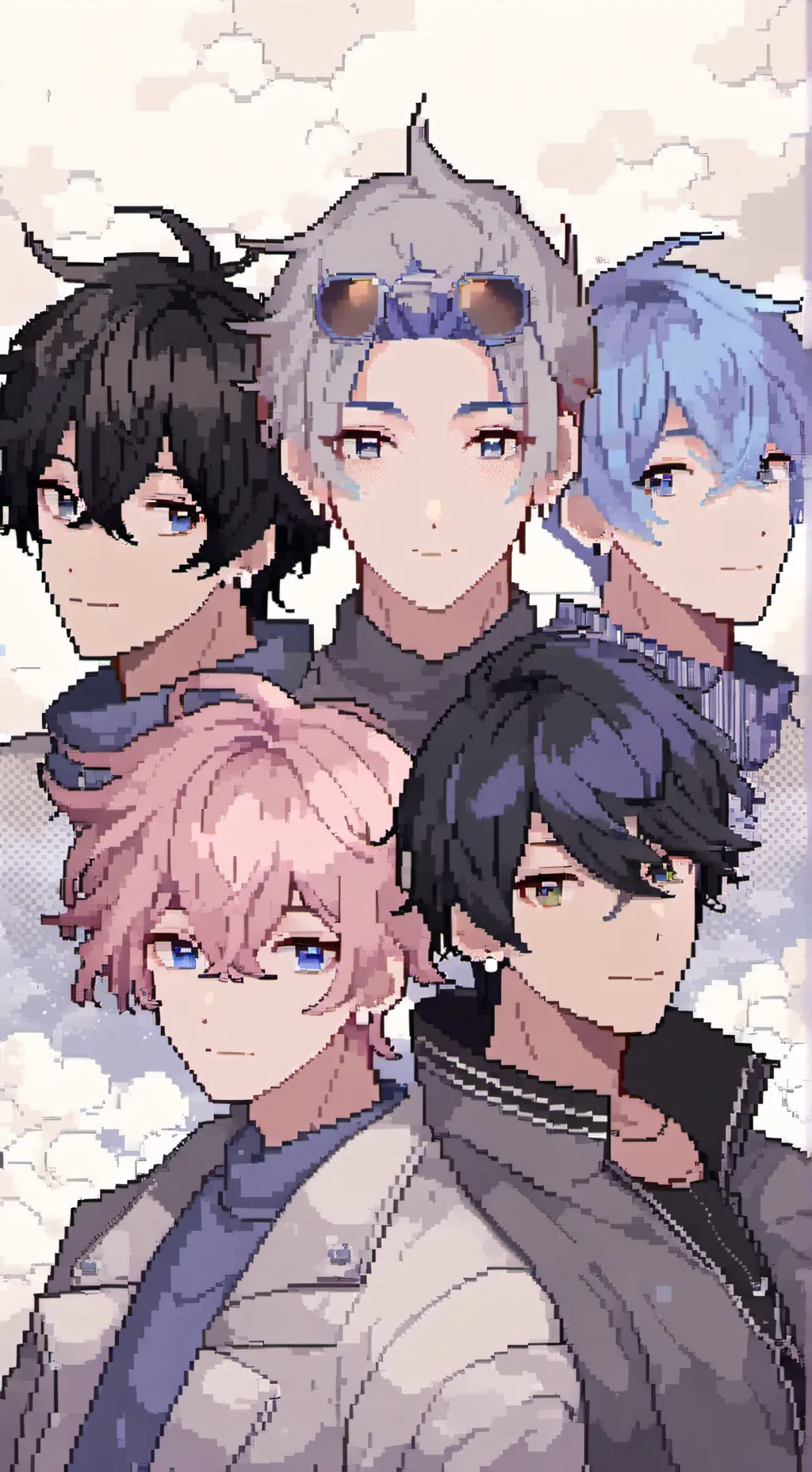 ai character: Saja boys  background