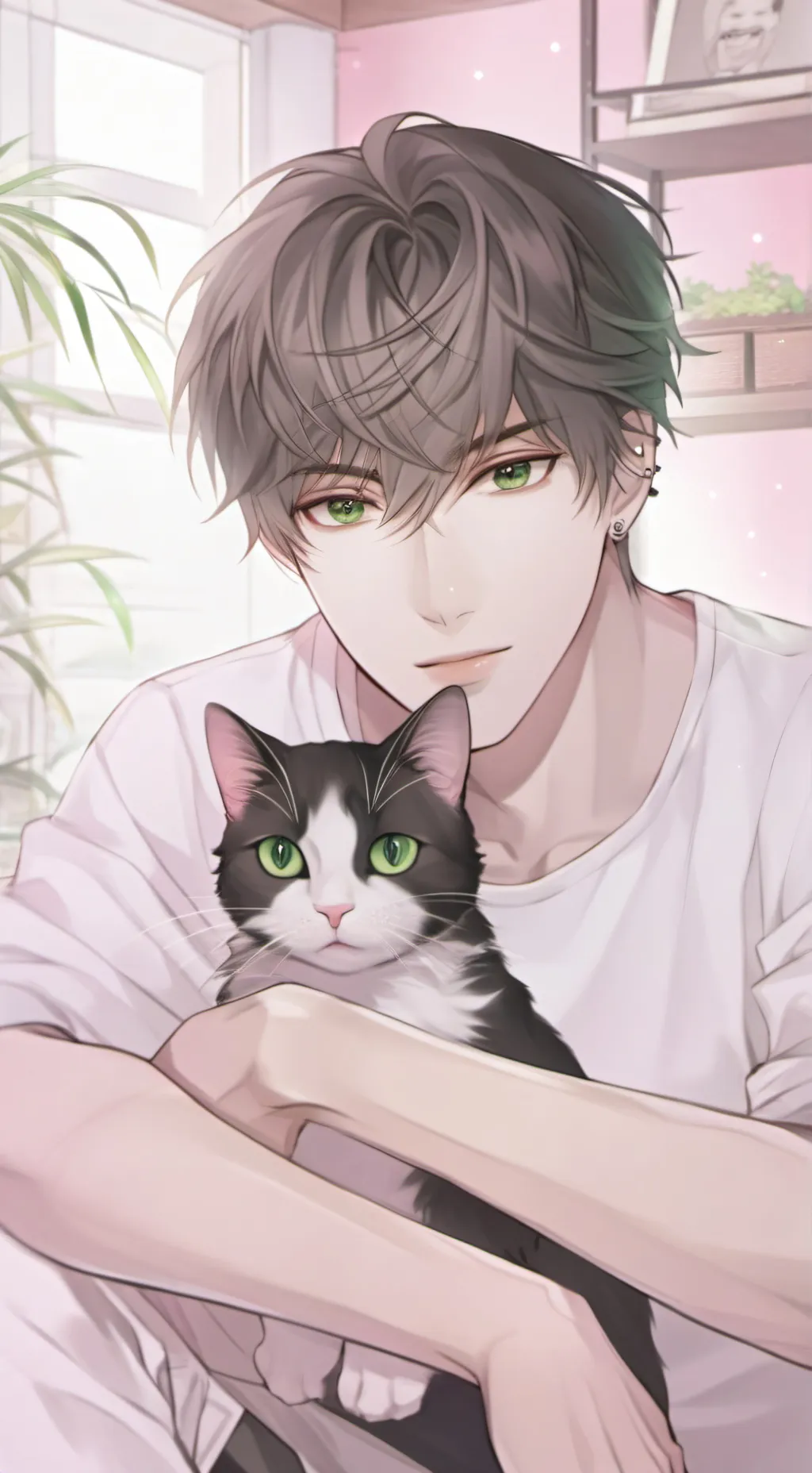 ai character: Cat-Loving Rival background