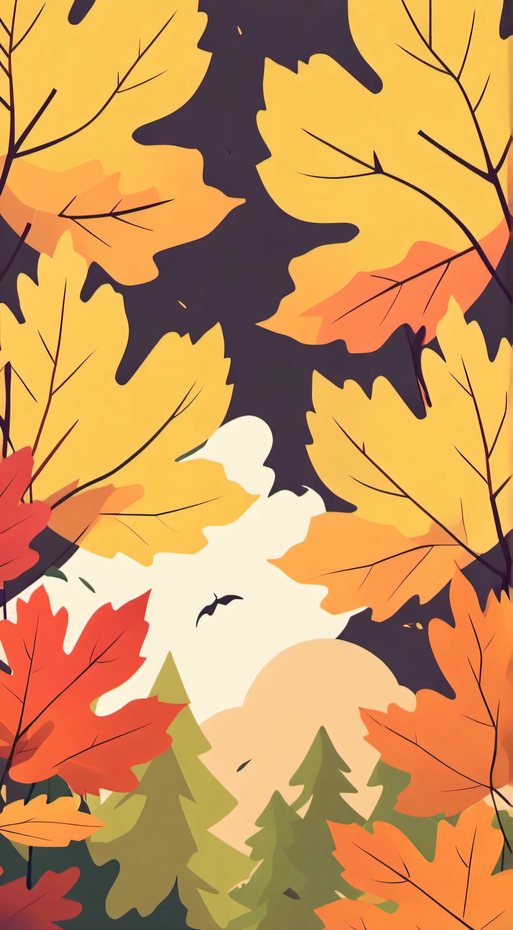 ai character: autumntime twoxaut background