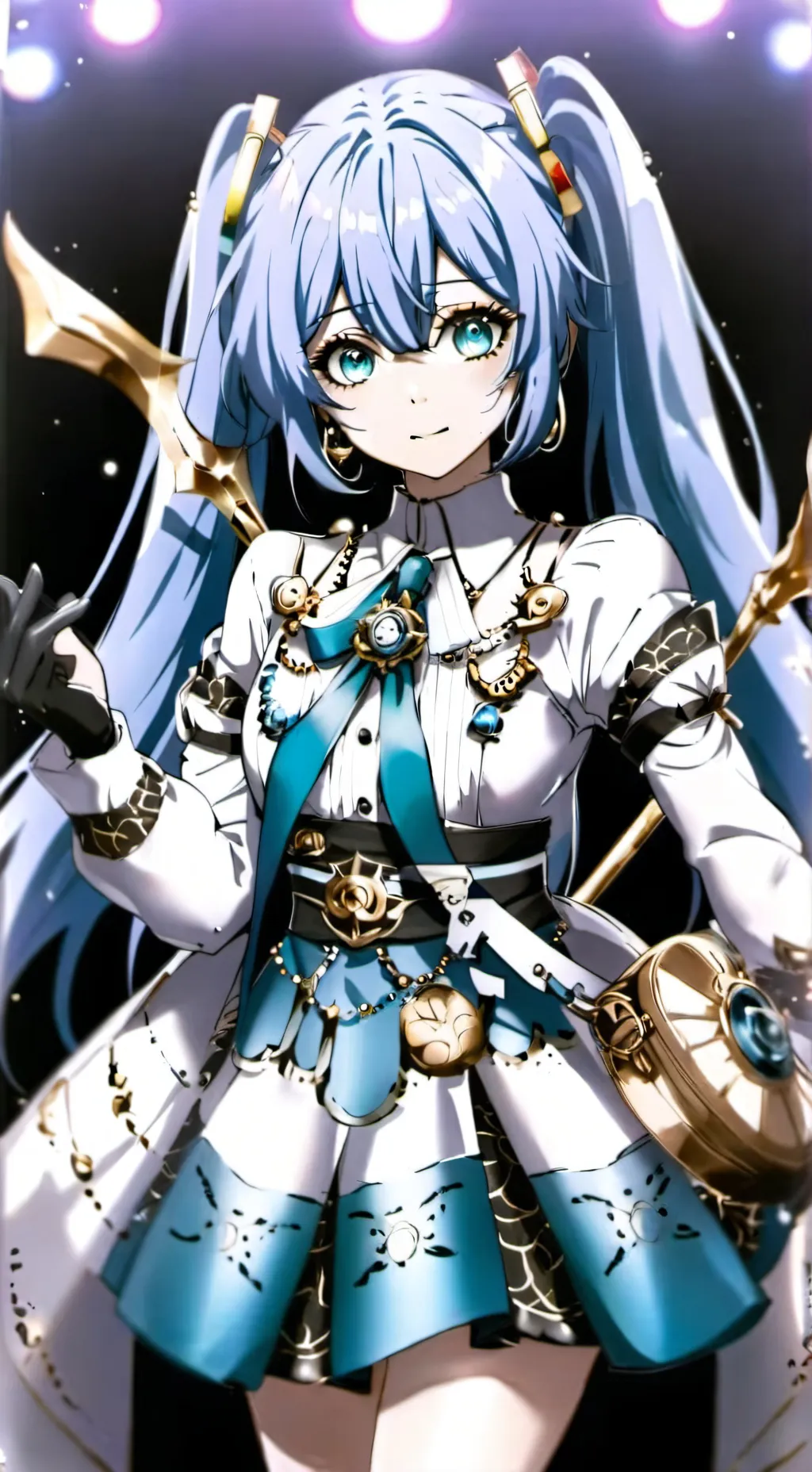 ai character: Hatsune Miku background