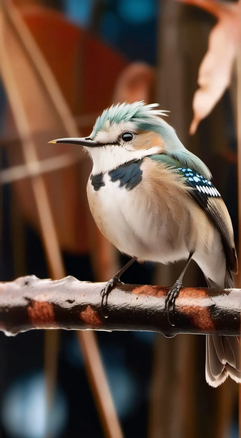 ai character: Mili el pajarito background