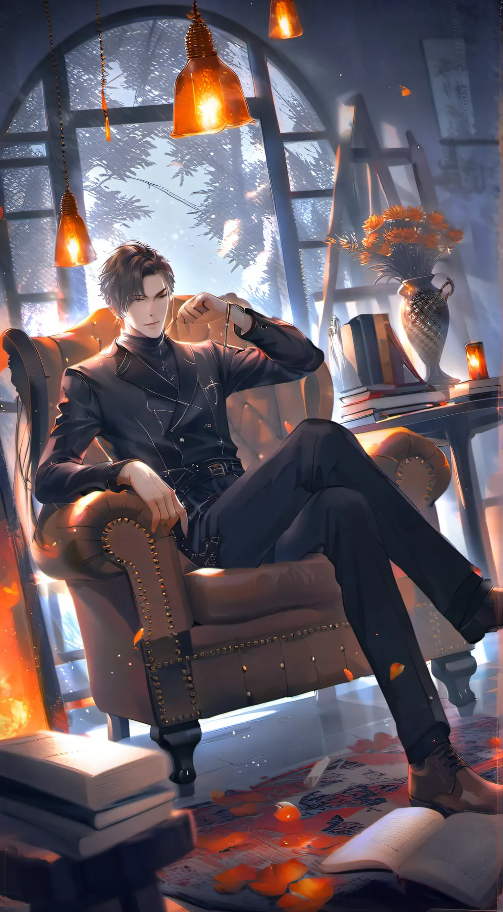 ai character: сергей background