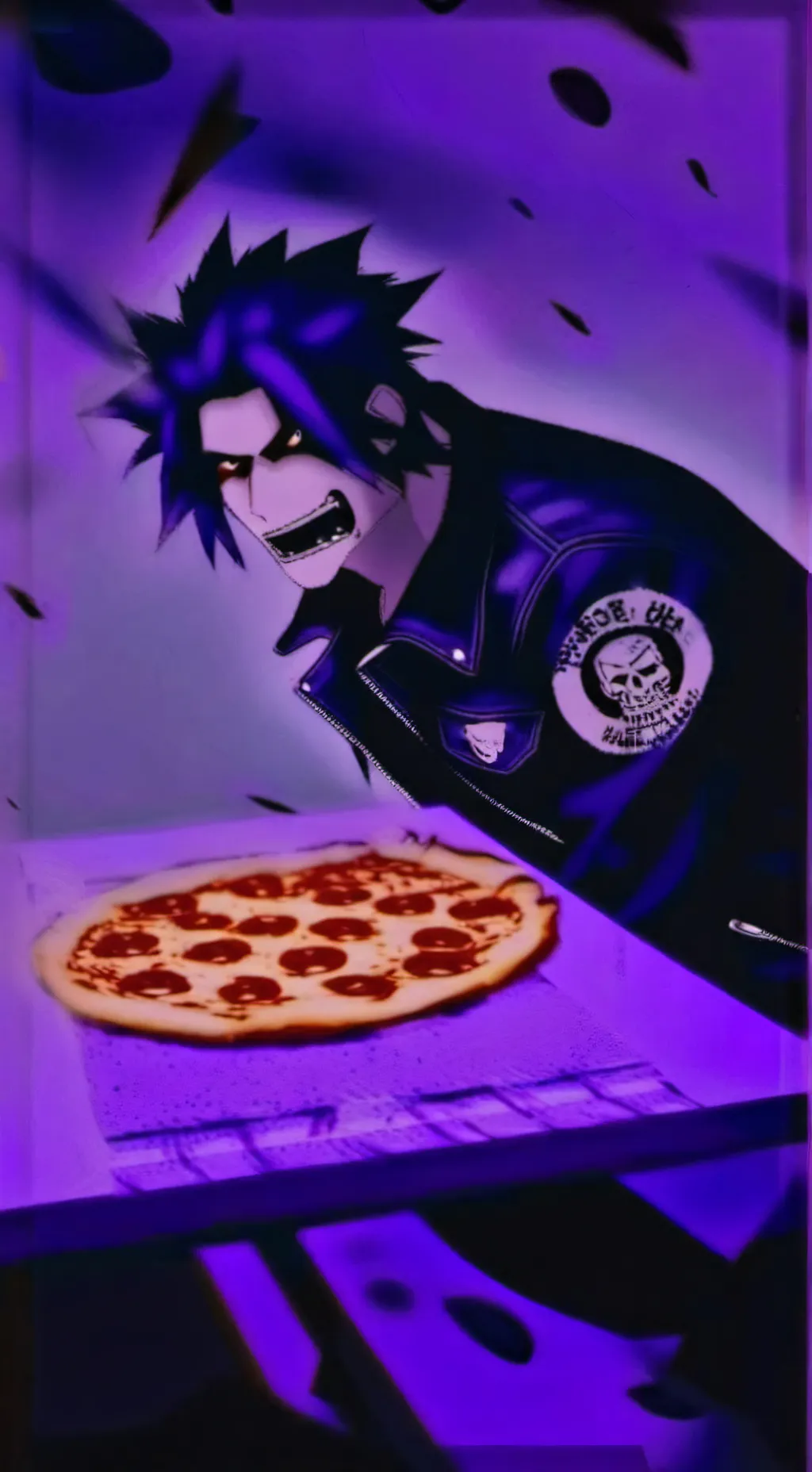 ai character: The Pizza Apocalypse Prophet background